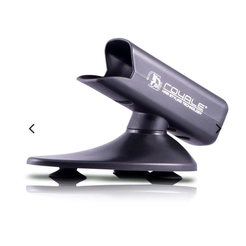 Royale Heat-Resistant Flat Iron Holder, Black – Wall, Glass or Counter Mount